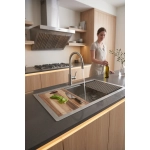 DEWİST Çift Gözlü 304 Çelik  Eviye Seti 84X48 cm / Özel Tasarım - Görsel 2
